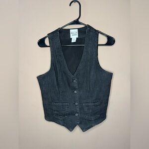 Belle Vere Black Denim Vest